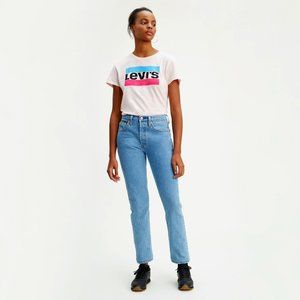 LEVI'S 501 STRETCH SKINNY JEANS SMALL BLESSINGS 31